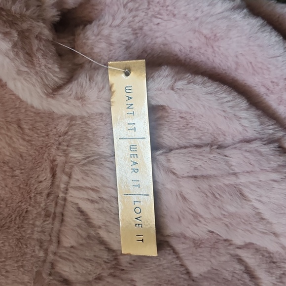 Girls pullover soft pink fleece - Picture 3 of 5